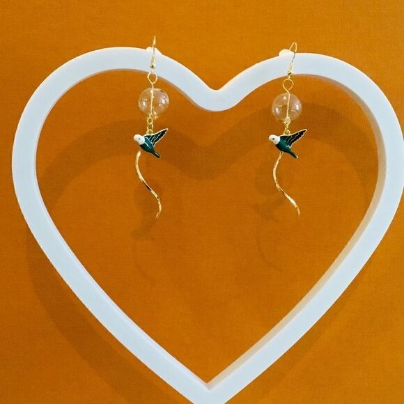 Art Murano Venetian Glass Earrings - Picture 1 of 7